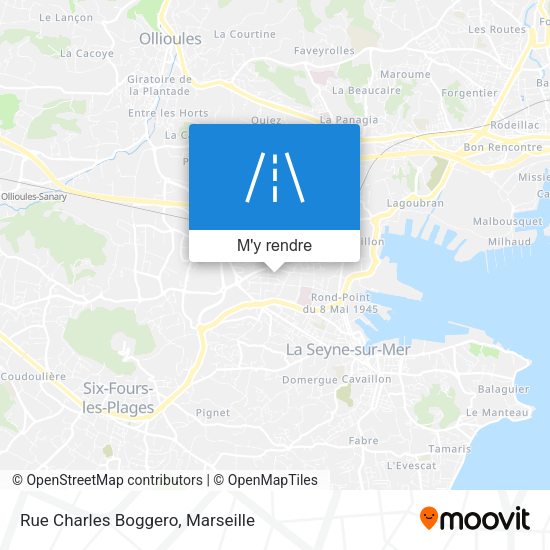 Rue Charles Boggero plan