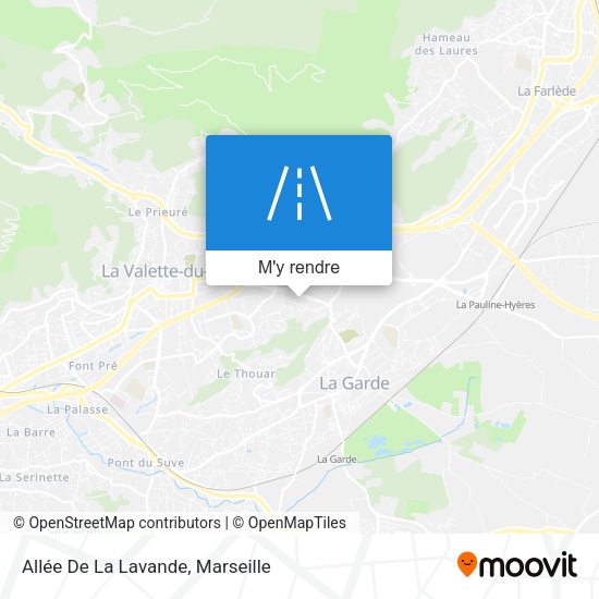 Allée De La Lavande plan