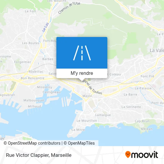 Rue Victor Clappier plan