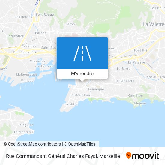 Rue Commandant Général Charles Fayal plan