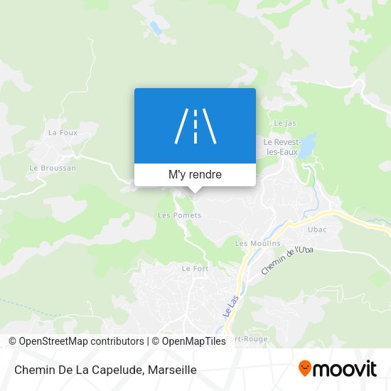 Chemin De La Capelude plan