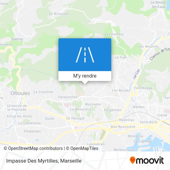Impasse Des Myrtilles plan