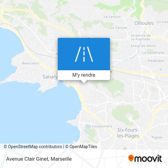Avenue Clair Ginet plan
