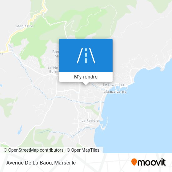 Avenue De La Baou plan