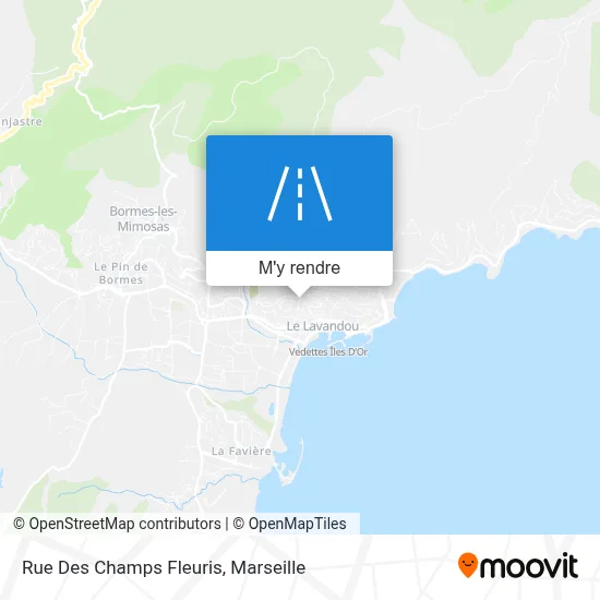 Rue Des Champs Fleuris plan