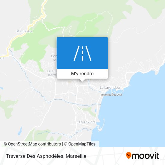 Traverse Des Asphodèles plan