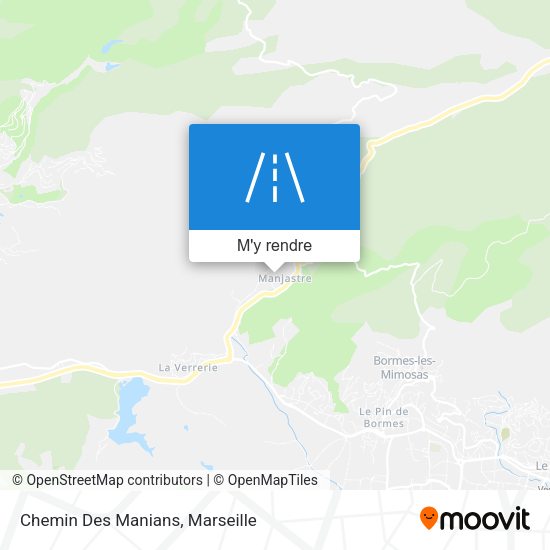 Chemin Des Manians plan