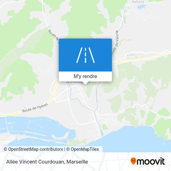 Allée Vincent Courdouan plan