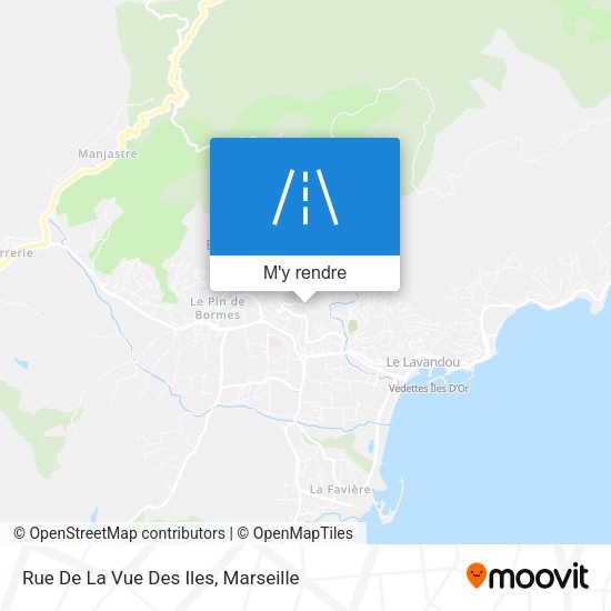 Rue De La Vue Des Iles plan