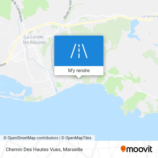 Chemin Des Hautes Vues plan
