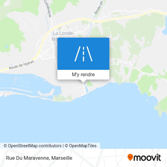 Rue Du Maravenne plan