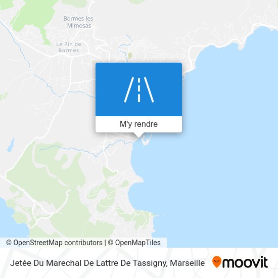 Jetée Du Marechal De Lattre De Tassigny plan