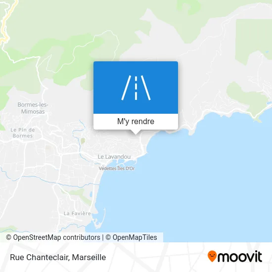 Rue Chanteclair plan