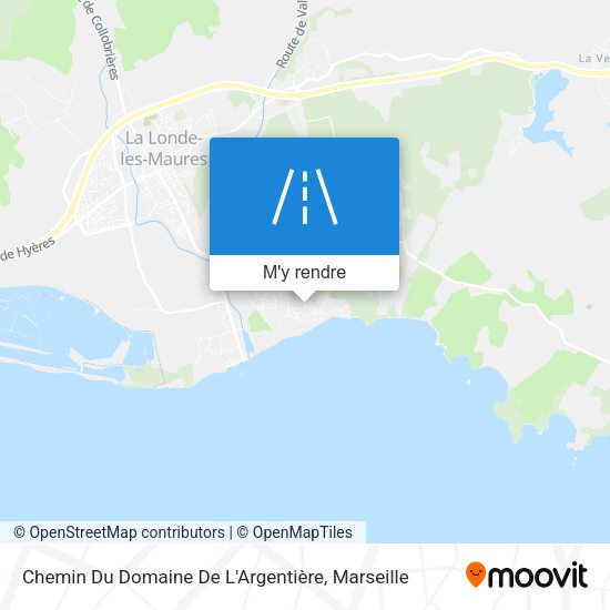 Chemin Du Domaine De L'Argentière plan