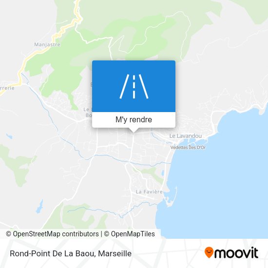 Rond-Point De La Baou plan
