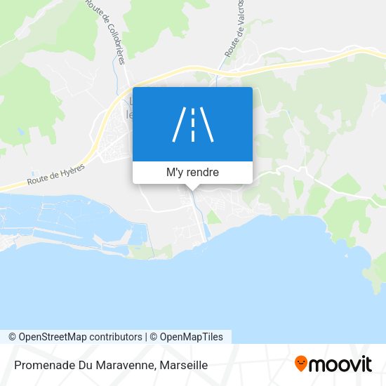 Promenade Du Maravenne plan