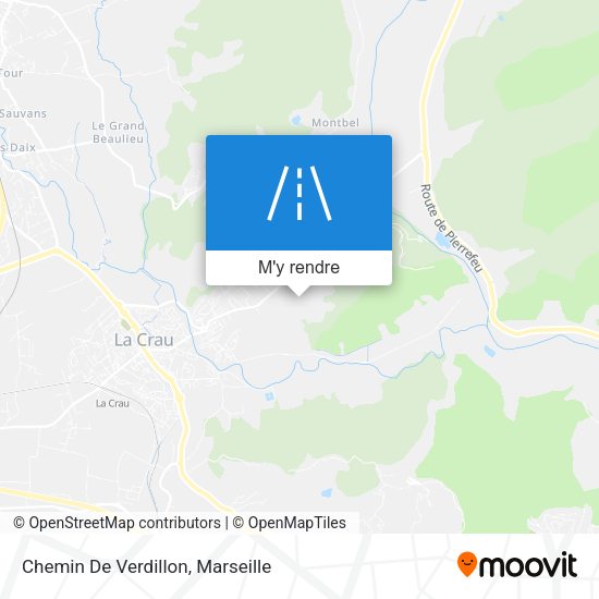 Chemin De Verdillon plan