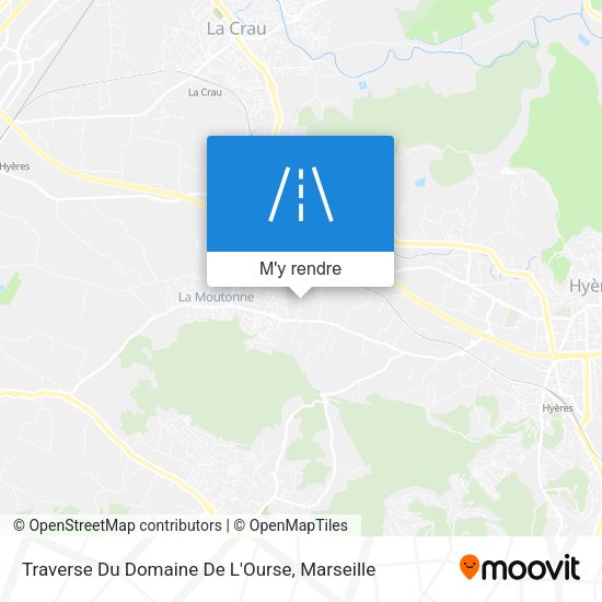Traverse Du Domaine De L'Ourse plan