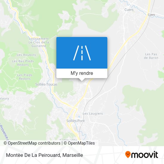 Montèe De La Peirouard plan