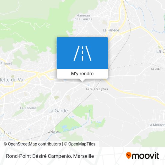 Rond-Point Désiré Campenio plan