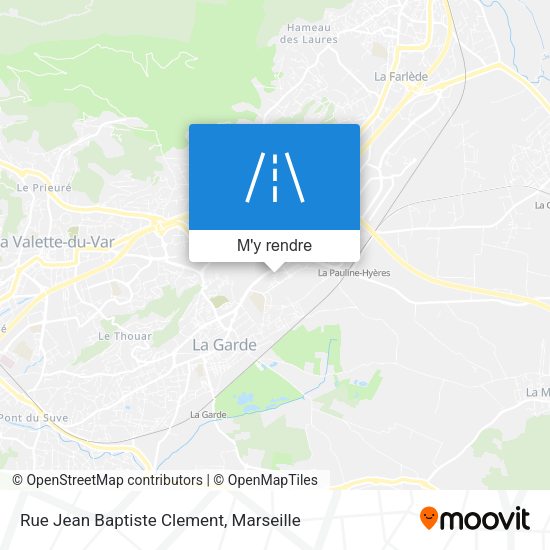 Rue Jean Baptiste Clement plan