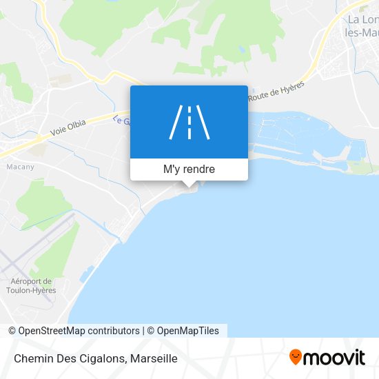 Chemin Des Cigalons plan