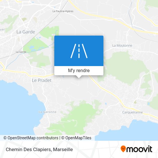 Chemin Des Clapiers plan