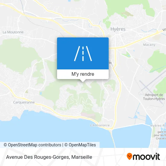 Avenue Des Rouges-Gorges plan