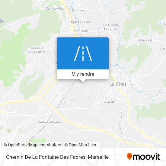 Chemin De La Fontaine Des Fabres plan