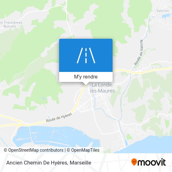 Ancien Chemin De Hyères plan