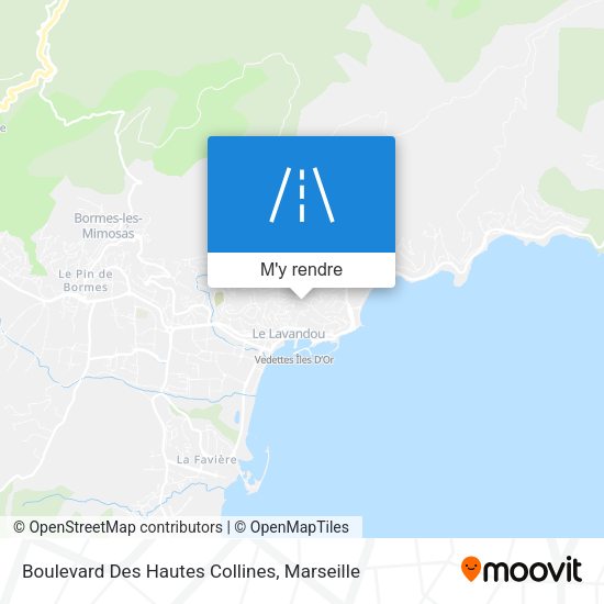 Boulevard Des Hautes Collines plan