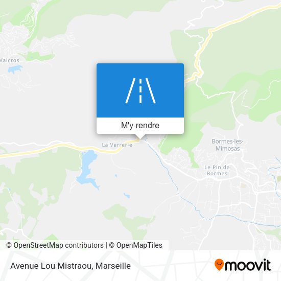 Avenue Lou Mistraou plan