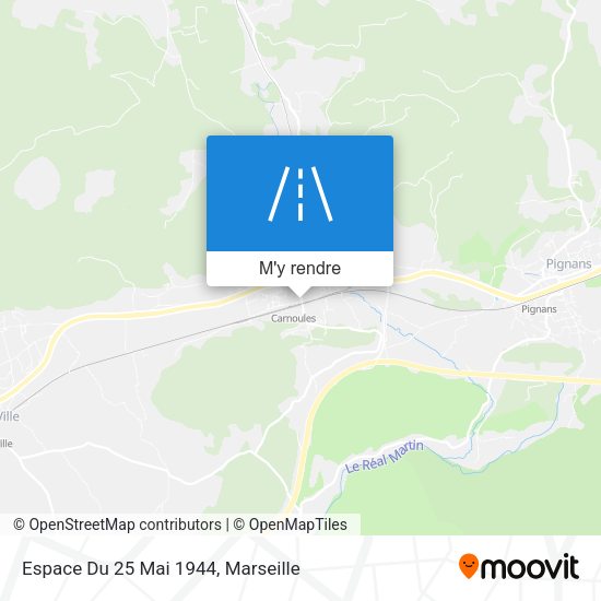 Espace Du 25 Mai 1944 plan