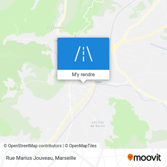 Rue Marius Jouveau plan