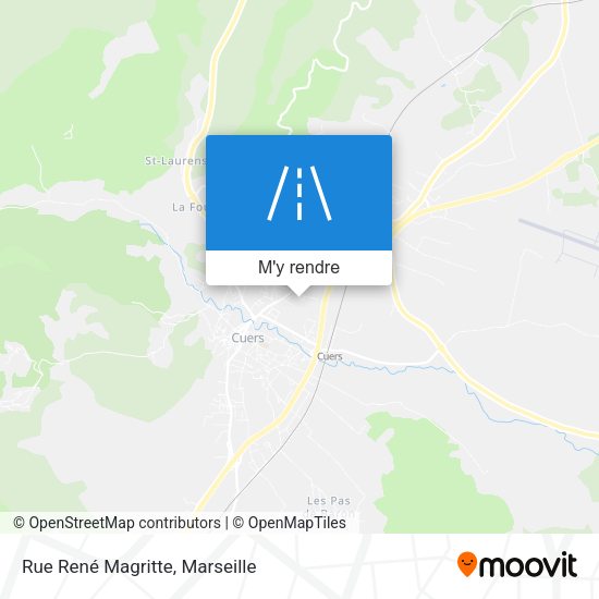 Rue René Magritte plan
