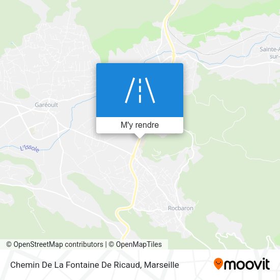Chemin De La Fontaine De Ricaud plan