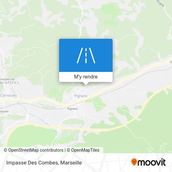 Impasse Des Combes plan