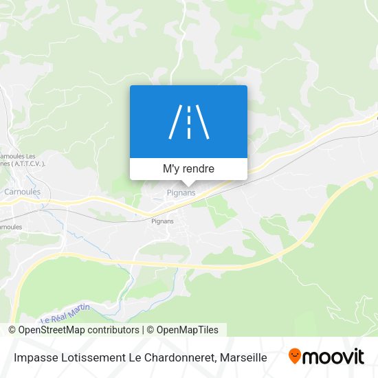 Impasse Lotissement Le Chardonneret plan
