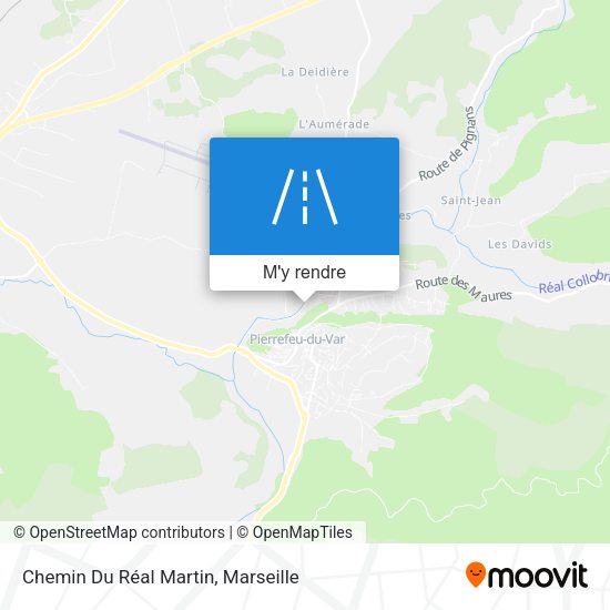 Chemin Du Réal Martin plan
