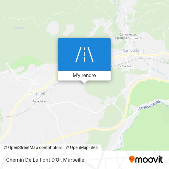Chemin De La Font D'Or plan