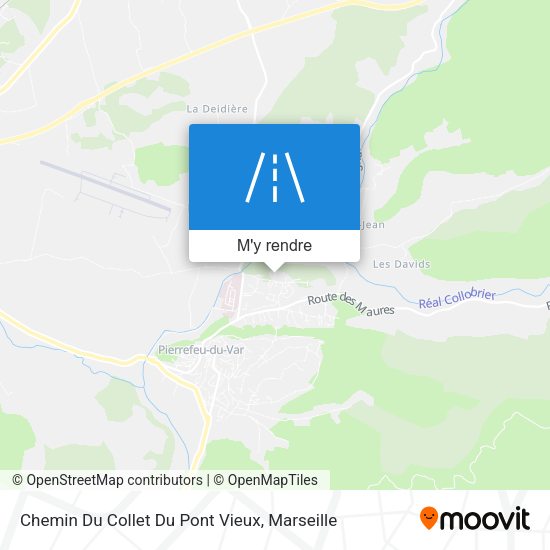Chemin Du Collet Du Pont Vieux plan