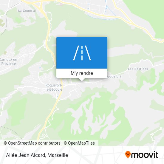 Allée Jean Aicard plan