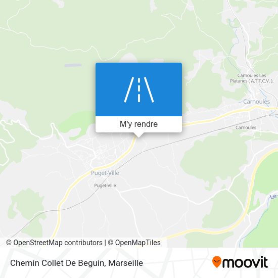 Chemin Collet De Beguin plan
