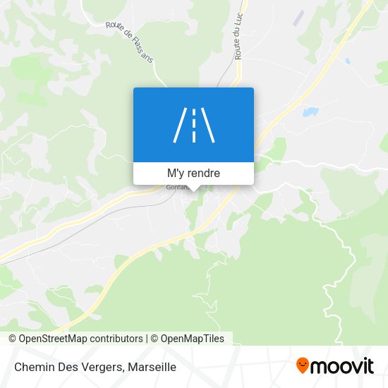 Chemin Des Vergers plan