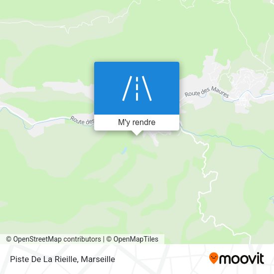 Piste De La Rieille plan