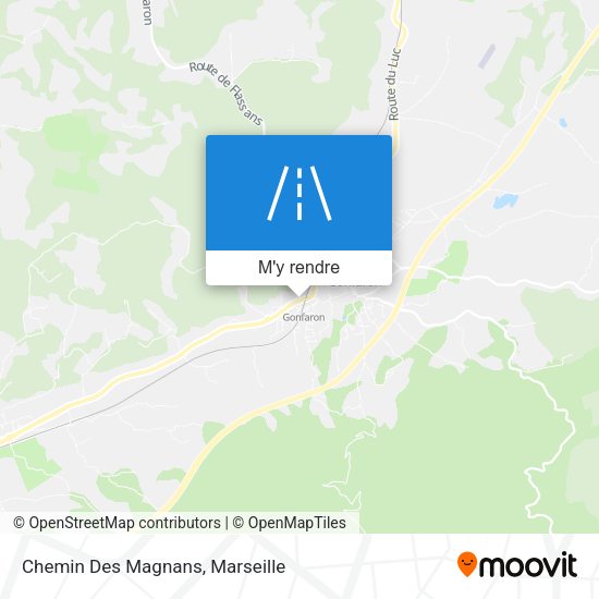 Chemin Des Magnans plan