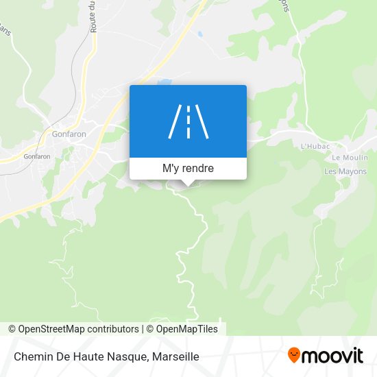 Chemin De Haute Nasque plan