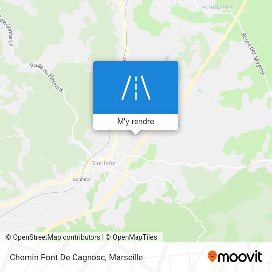 Chemin Pont De Cagnosc plan