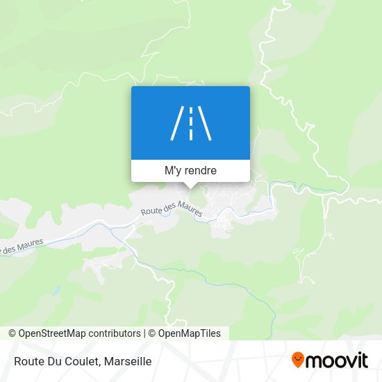 Route Du Coulet plan