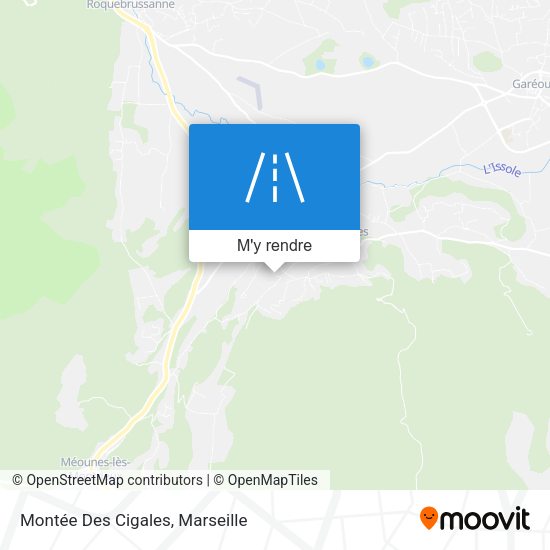 Montée Des Cigales plan